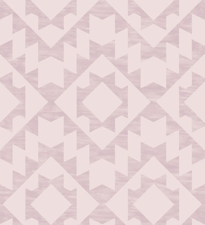 Papel pintado geométrico nórdico tonos rosas - Nordem Kingdom 676923