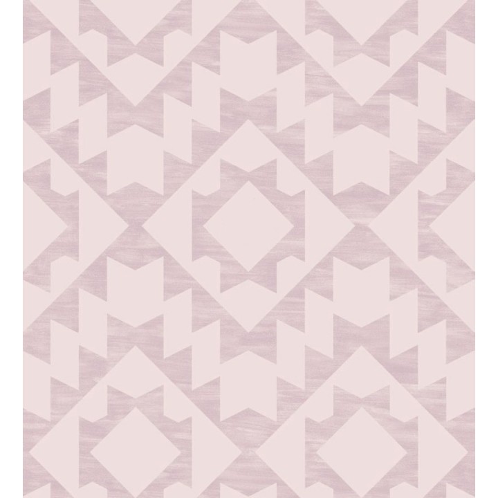 Papel pintado geométrico nórdico tonos rosas - Nordem Kingdom 676923