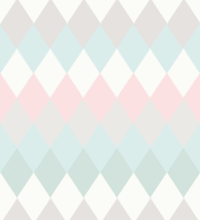 Papel pintado rombos multicolor estilo nórdico - North Tandem 676926