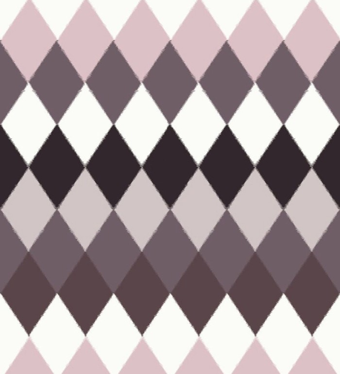 Papel pintado rombos multicolor oscuros estilo nórdico - North Tandem 676928