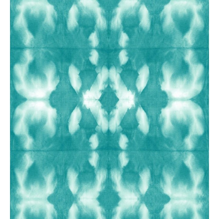 Papel pintado cadenetas difuminadas verde turquesa estilo nórdico - Astrid Nordic 676930