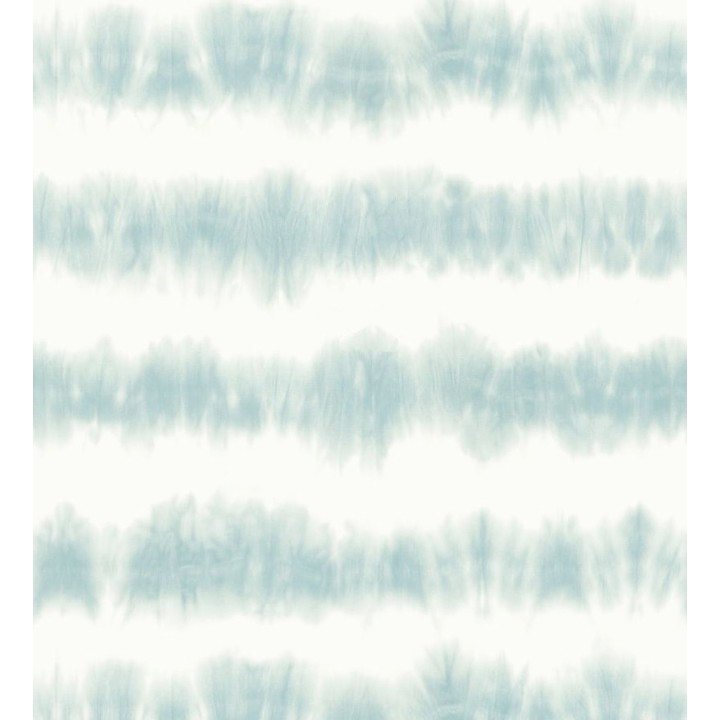 Papel pintado rayas dfuminadas verde menta apagado estilo nórdico - Raya Astrid Ethnic 676933