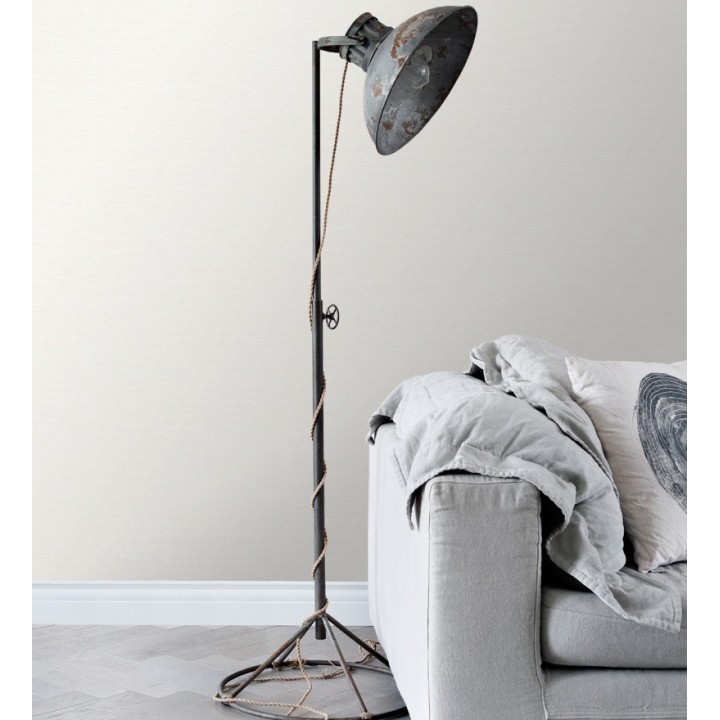 Papel pintado liso imitación textil - Boho Fabric 676937