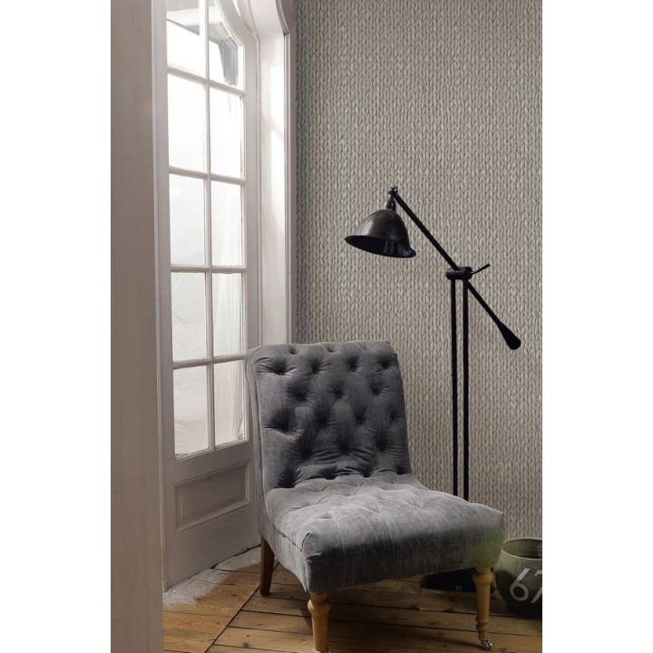 Papel pintado imitación trenzado de mimbre - Beirut Concept 676947