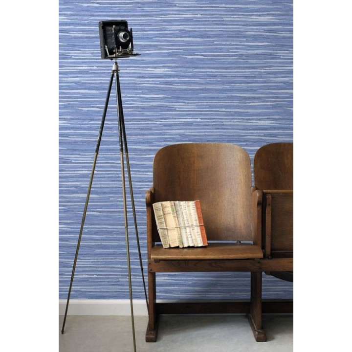 Papel pintado de rayas difuminadas en tonos - Ibizan Stripes 676979