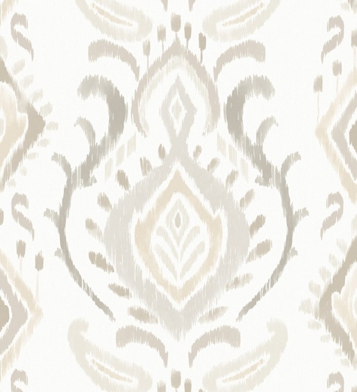 Papel pintado damasco moderno estilo nórdico - Scandinavian Queen 677001