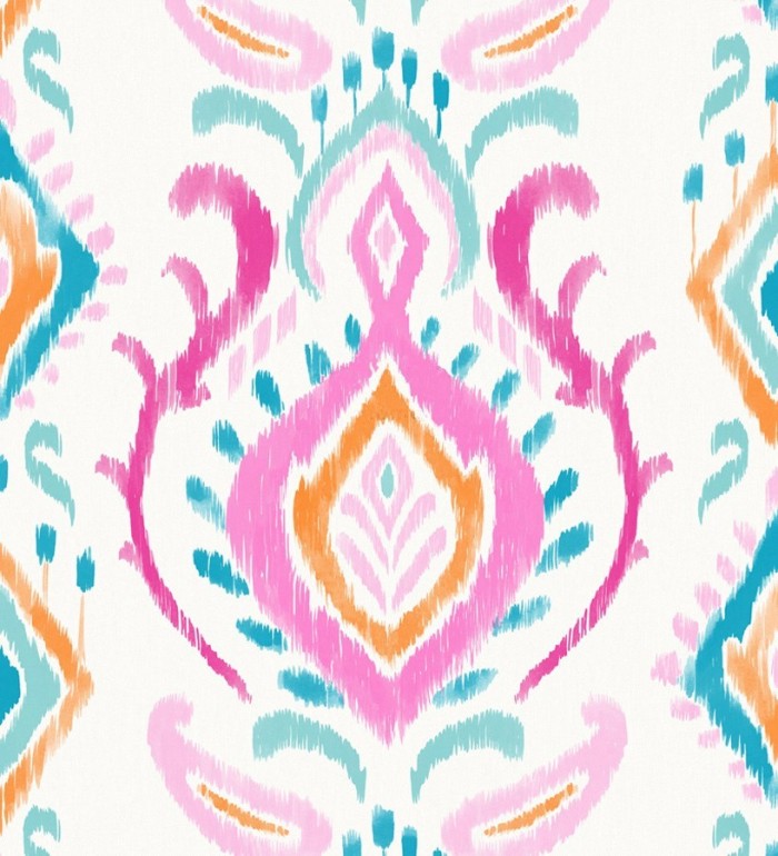 Papel pintado damasco moderno estilo nórdico - Scandinavian Queen 677002