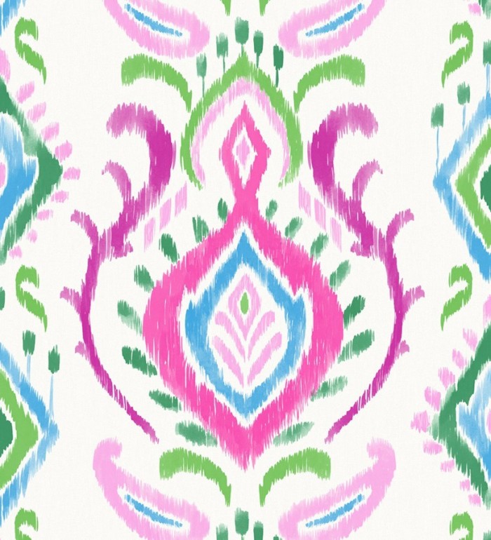 Papel pintado damasco moderno estilo nórdico - Scandinavian Queen 677005