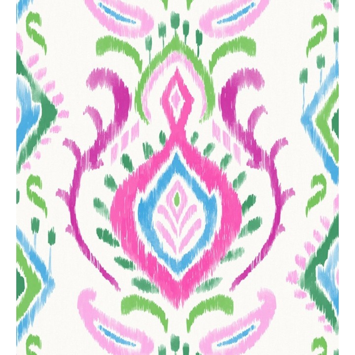 Papel pintado damasco moderno estilo nórdico - Scandinavian Queen 677005