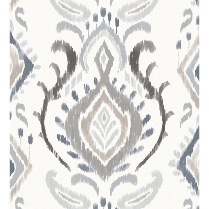 Papel pintado damasco moderno estilo nórdico - Scandinavian Queen 677006