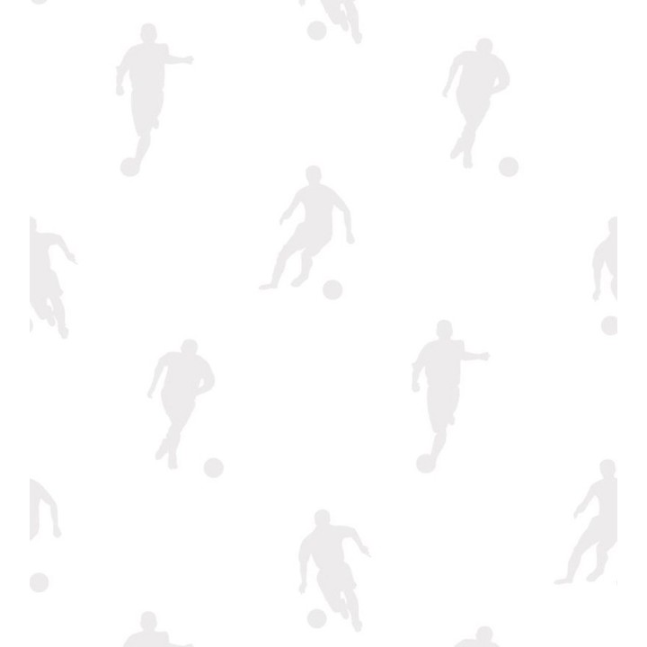 Papel pintado siluetas futbolistas fondo blanco - Bristol Players 677021