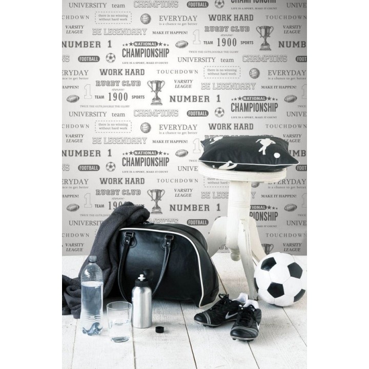 Papel pintado club de rugby fondo blanco - Rugby Club 677036