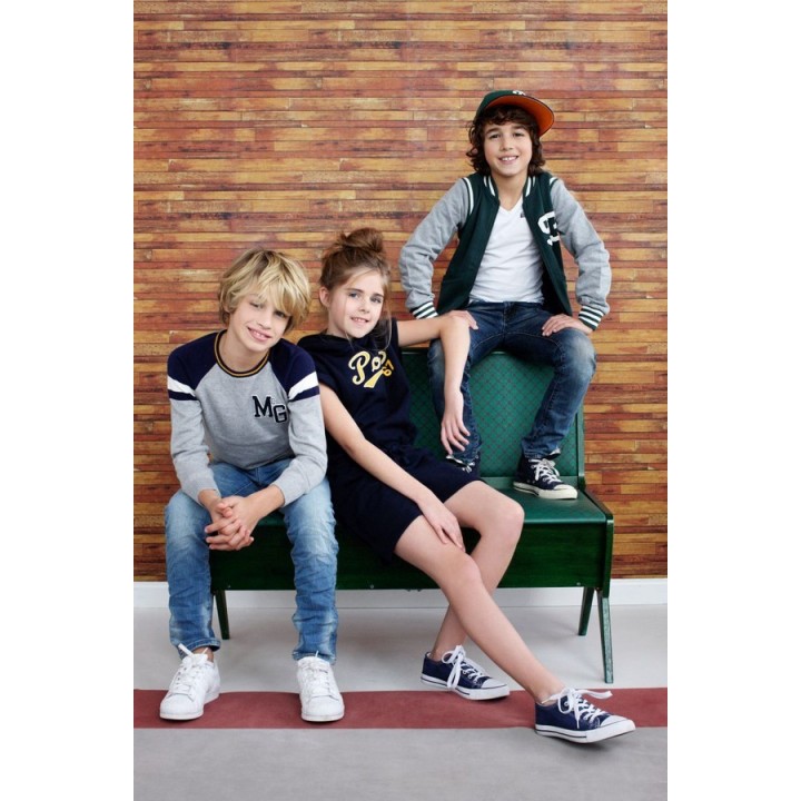 Papel pintado listones de madera pequeños estilo nórdico - Algarve Beach 677059