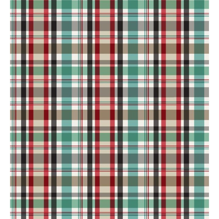 Papel pintado cuadros escoceses - Goodman 677065
