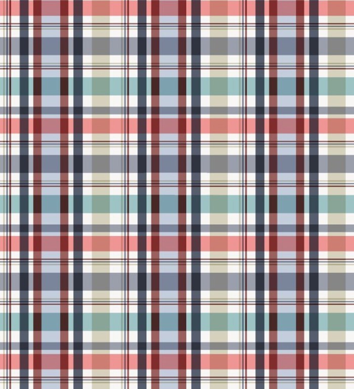 Papel pintado cuadros escoceses - Goodman 677066
