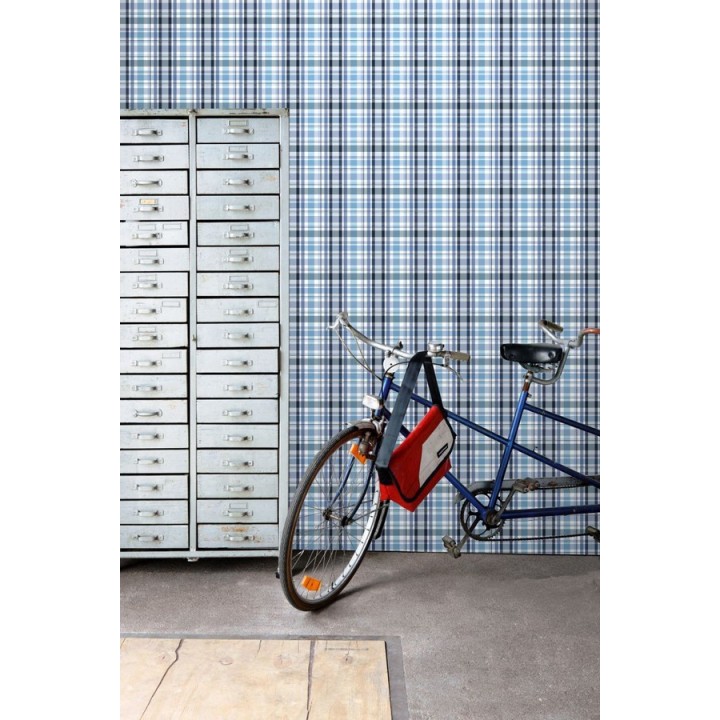 Papel pintado cuadros escoceses - Goodman 677068