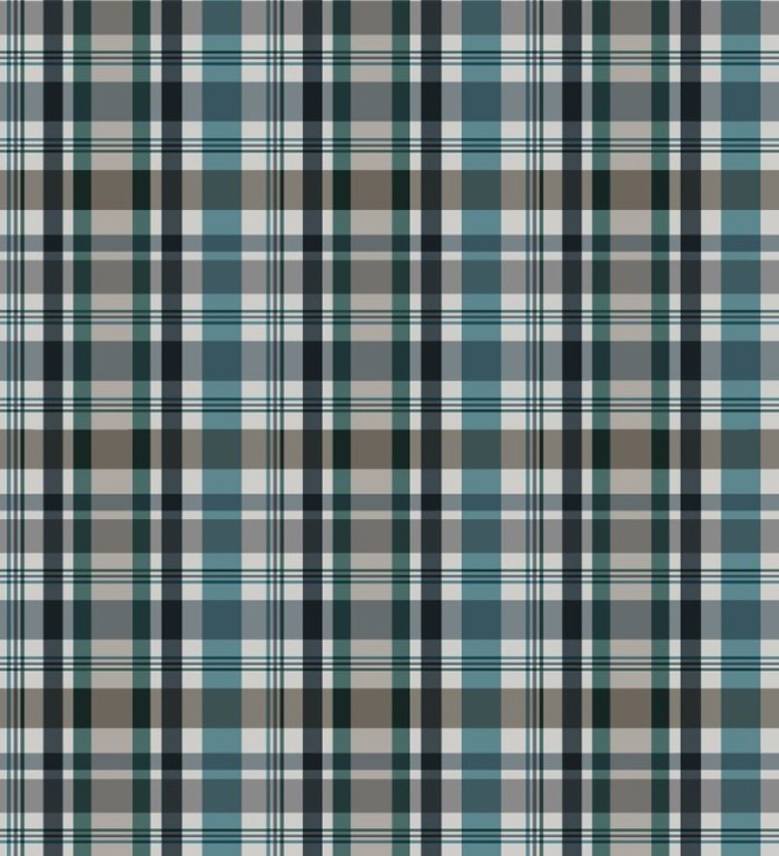 Papel pintado cuadros escoceses - Goodman 677070