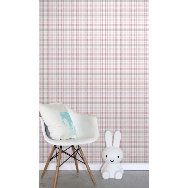 Papel pintado cuadros escoceses - Goodman 677072