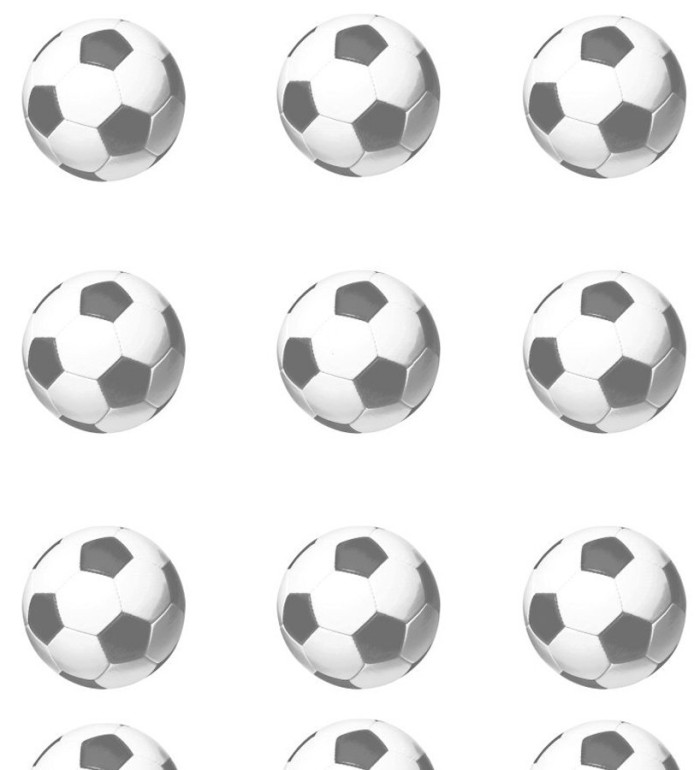 Papel pintado balones de fútbol fondo blanco - Goal Square 677077
