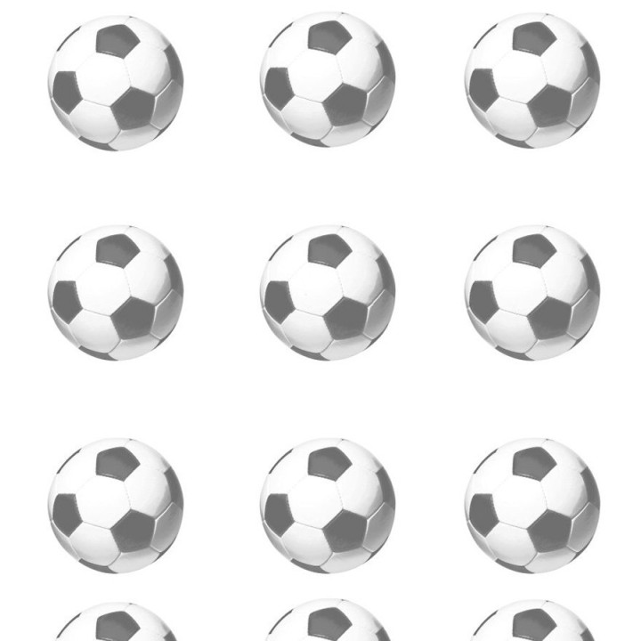 Papel pintado balones de fútbol fondo blanco - Goal Square 677077