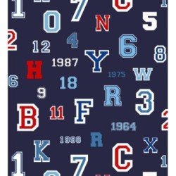 Papel pintado Team Numbers 677079