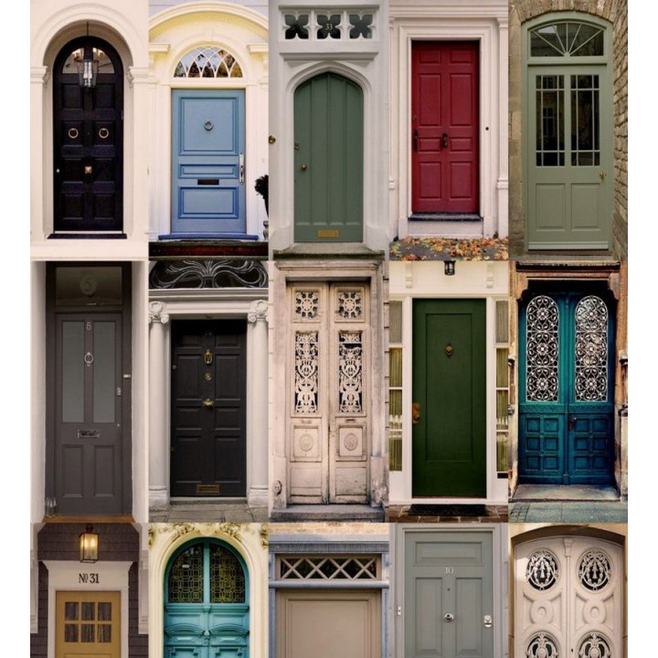 Papel pintado puertas de colores - Thousand Doors 677083