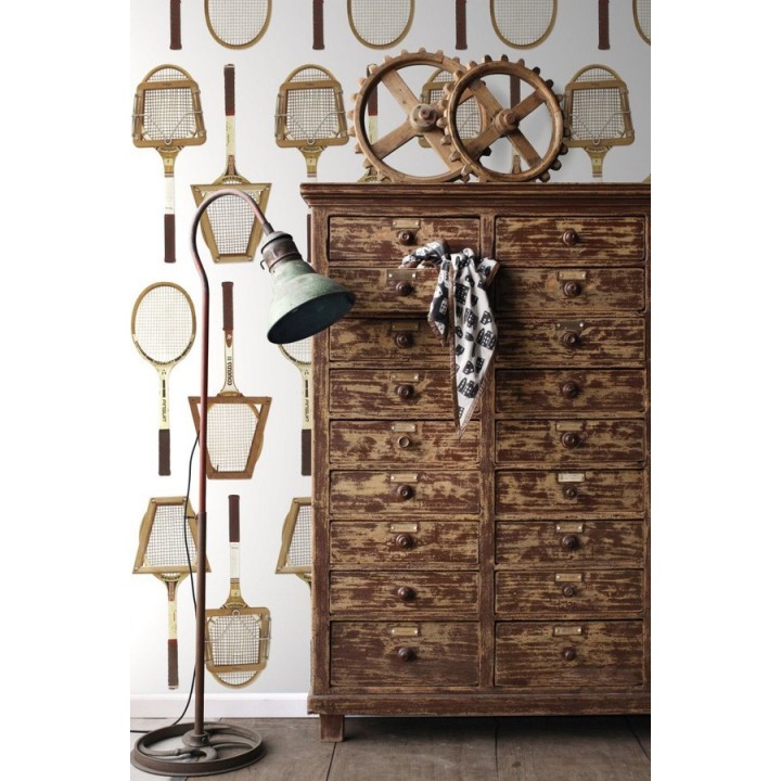 Papel pintado raquetas de tenis - Tennis Time 677084