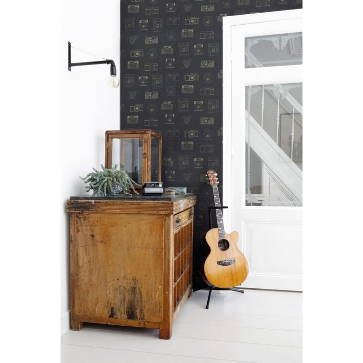 Papel pintado cámaras de fotos estilo vintage - Vintage Pics 677191