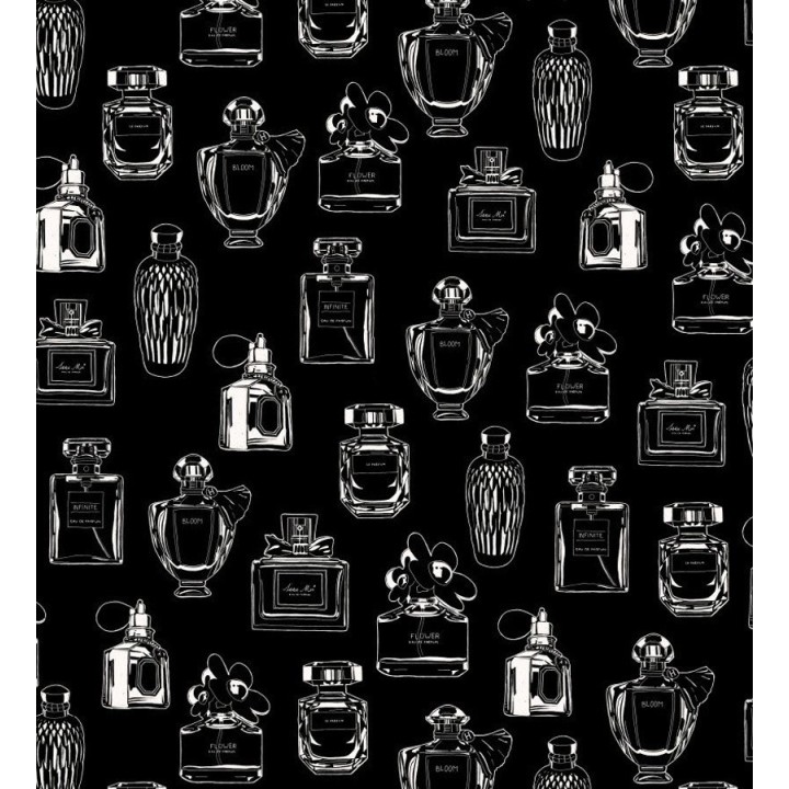 Papel pintado botes de perfumes vintage - Infinite Bloom 677193