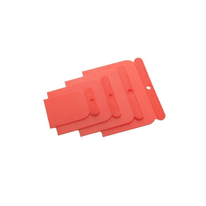 Kit de 4 espátulas de plástico flexible - DAKER