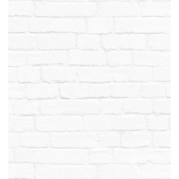 Papel pintado ladrillo blanco estilo nórdico - Nassau Street 677203