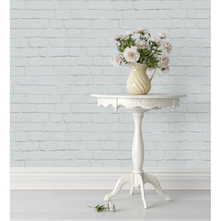 Papel pintado ladrillo gris claro estilo nórdico - Nassau Street 677204