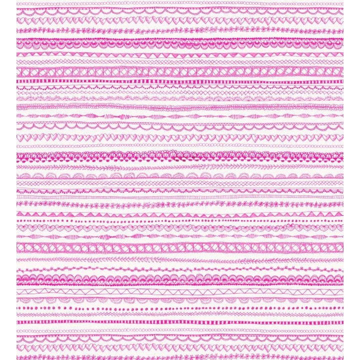 Papel pintado rayas desiguales estilo chic - Chic Love 677213