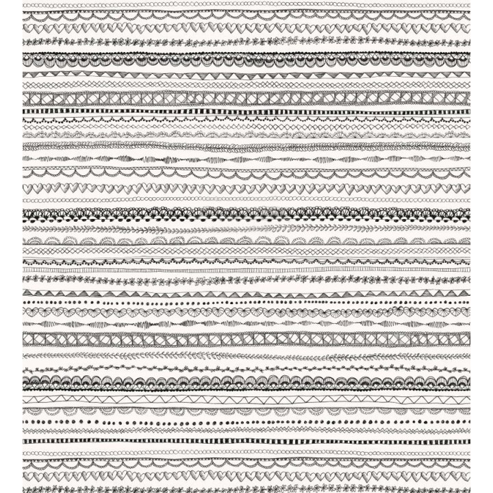 Papel pintado rayas desiguales estilo chic - Chic Love 677214