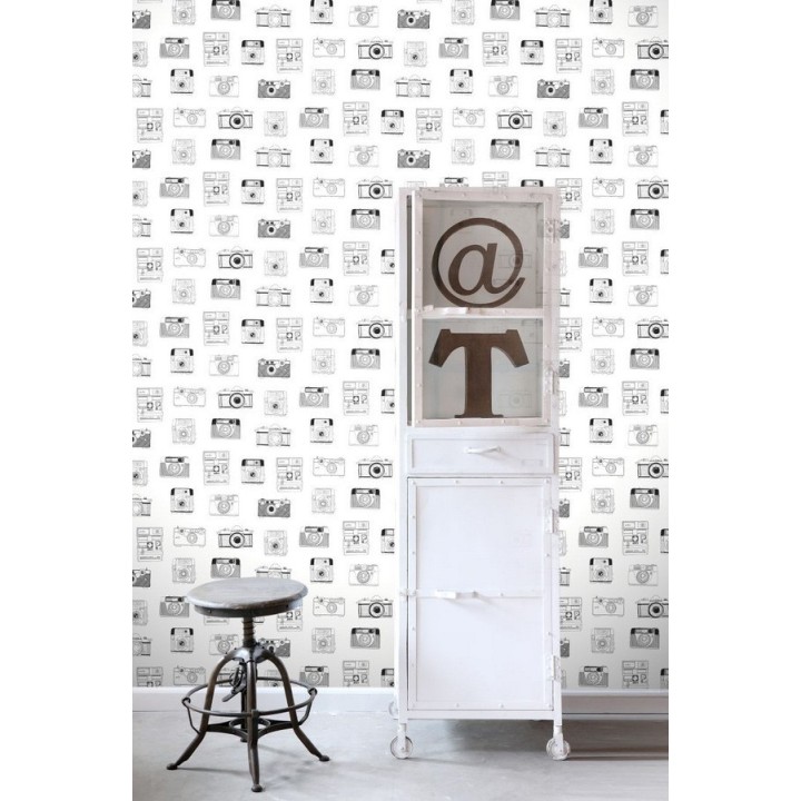 Papel pintado cámaras de fotos estilo vintage - Vintage Pics 677216