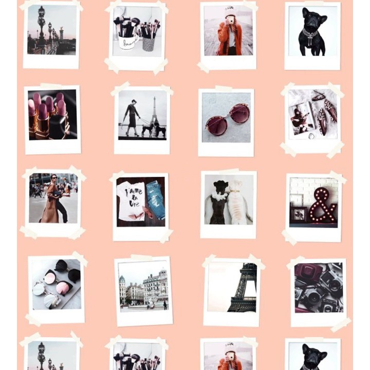 Papel pintado collage de fotos de París - Sweet Souvenirs 677220