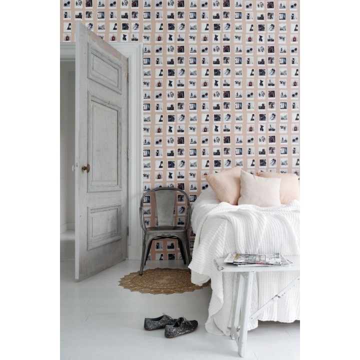 Papel pintado collage de fotos de París - Sweet Souvenirs 677220