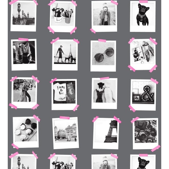 Papel pintado collage de fotos de París - Sweet Souvenirs 677221