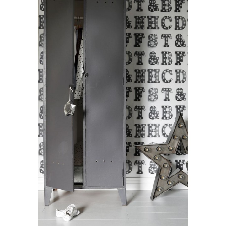 Papel pintado letras luminosas - Modern Torch Letters 677222