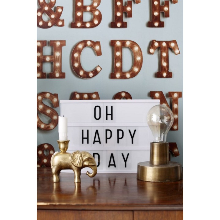 Papel pintado letras luminosas - Modern Torch Letters 677224