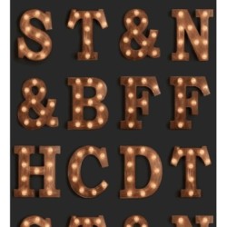 Papel pintado Modern Torch Letters 677225