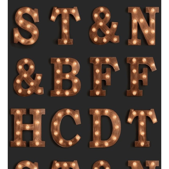 Papel pintado letras luminosas - Modern Torch Letters 677225