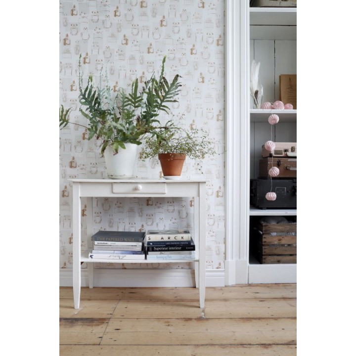 Papel pintado botes de perfumes vintage - Infinite Bloom 677226