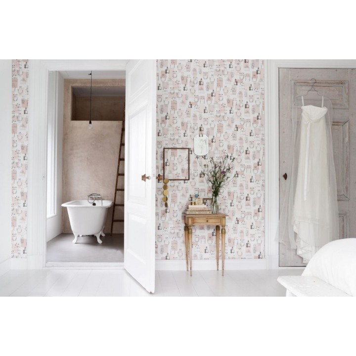 Papel pintado botes de perfumes vintage - Infinite Bloom 677227