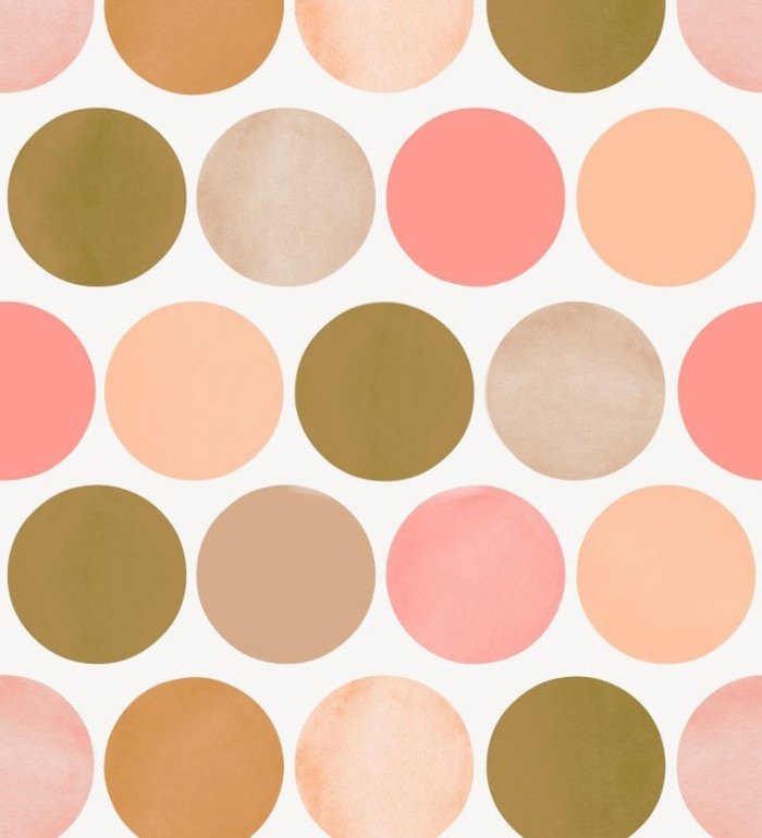 Papel pintado lunares grandes - Pop Dance 677231