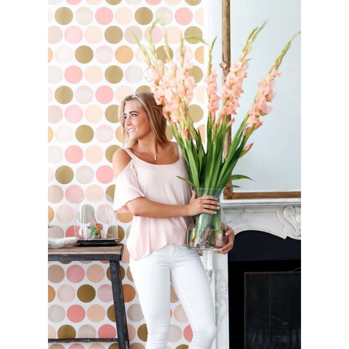 Papel pintado lunares grandes - Pop Dance 677231