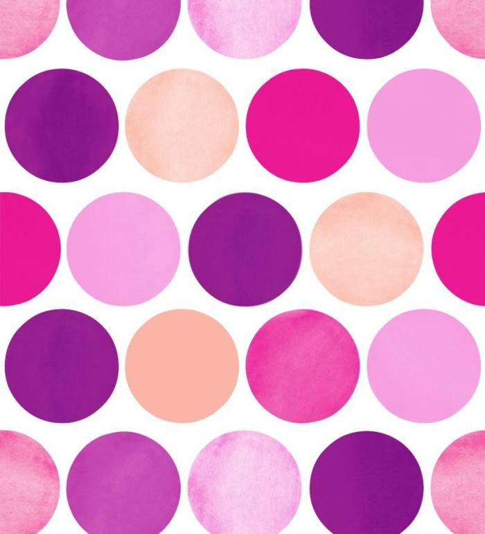 Papel pintado lunares grandes - Pop Dance 677232