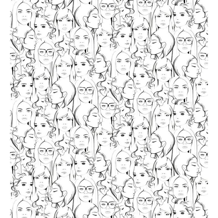 Papel pintado figuras de mujer - Girls World 677240