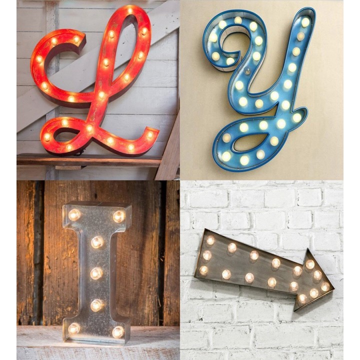 Papel pintado letras modernas luminosas - Modern Torch Signs 677245