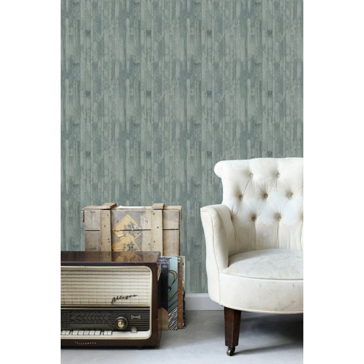 Papel pintado listones de madera pequeños estilo nórdico - Algarve Beach 677258